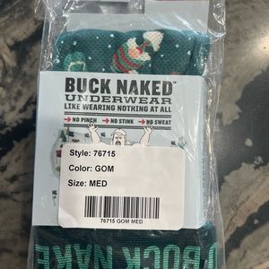 Buck Naked Duluth Trading Co. boxer briefs.  Gnome print.  New, never opened.